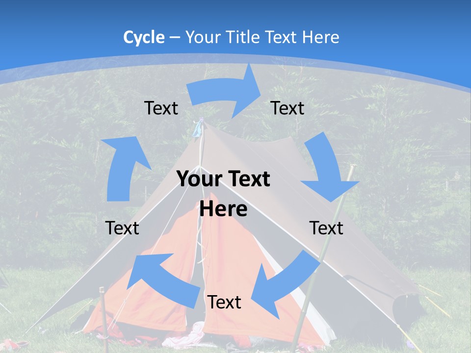 Camping In Summer PowerPoint Template