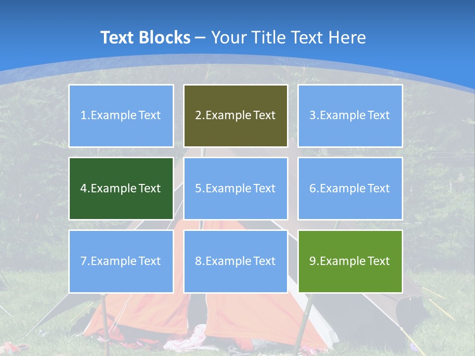 Camping In Summer PowerPoint Template