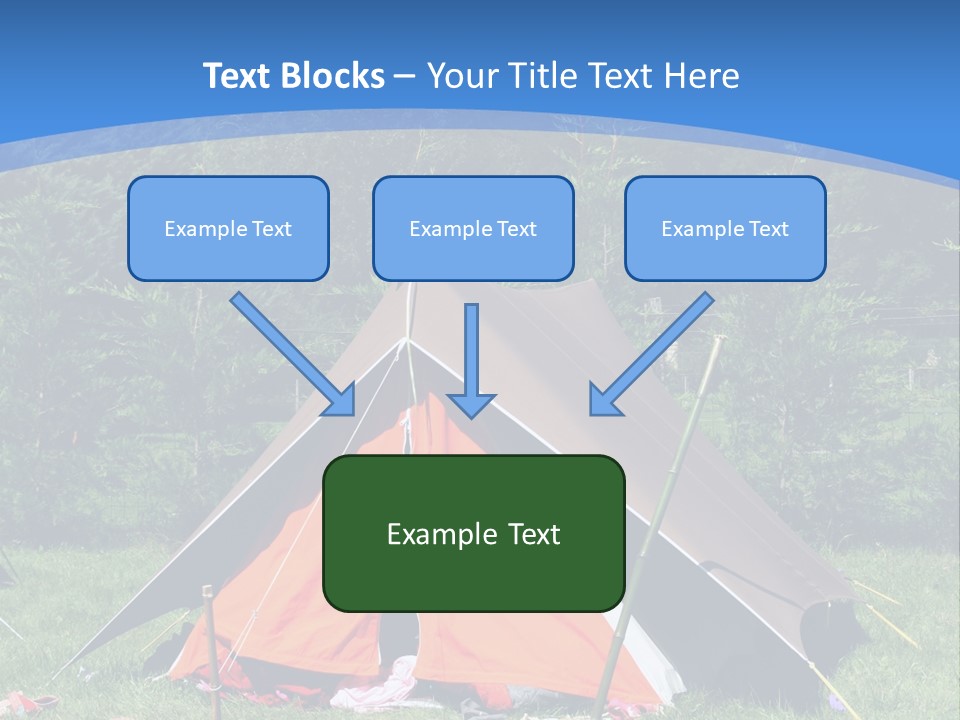 Camping In Summer PowerPoint Template