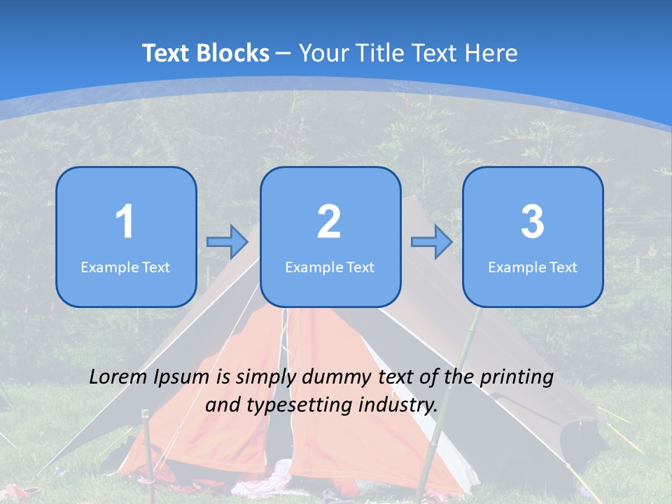 Camping In Summer PowerPoint Template