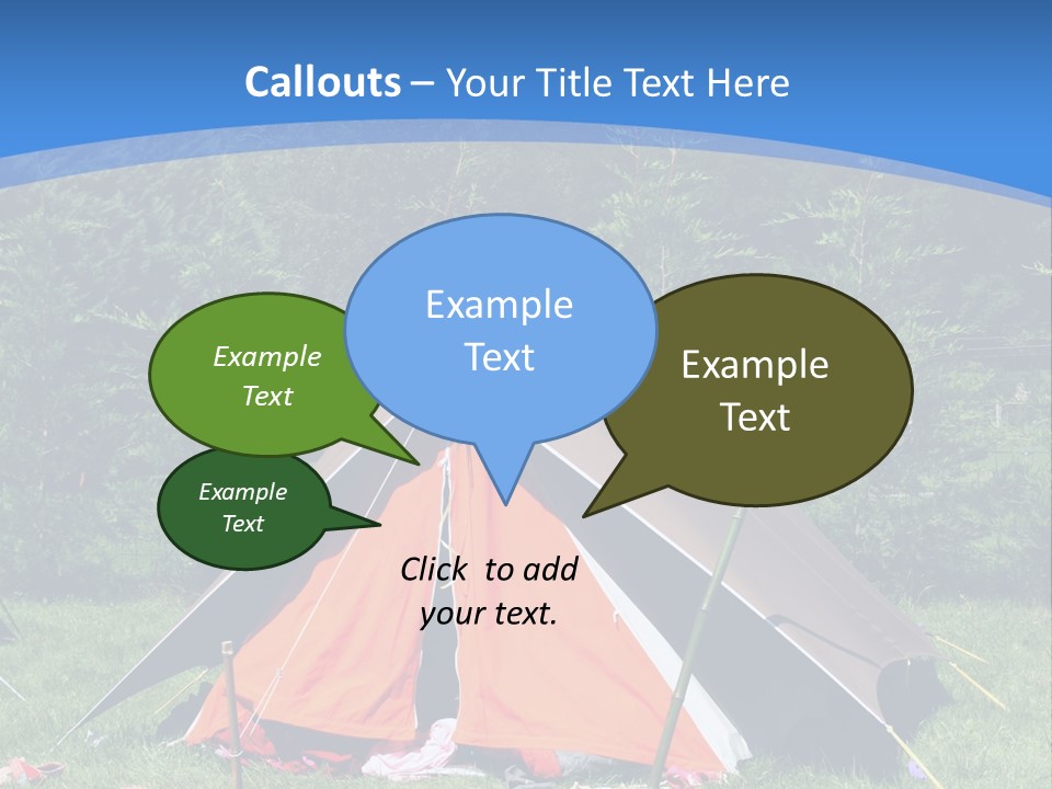 Camping In Summer PowerPoint Template