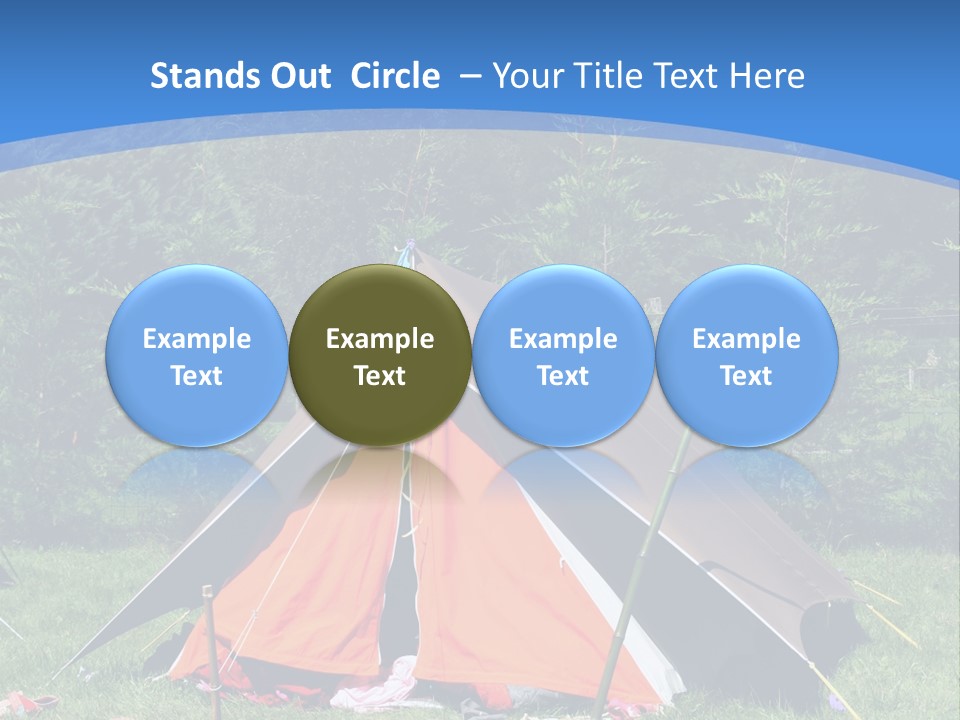 Camping In Summer PowerPoint Template