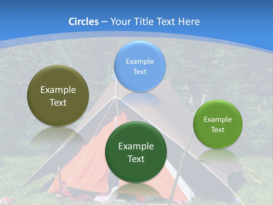 Camping In Summer PowerPoint Template