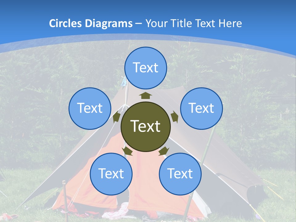 Camping In Summer PowerPoint Template