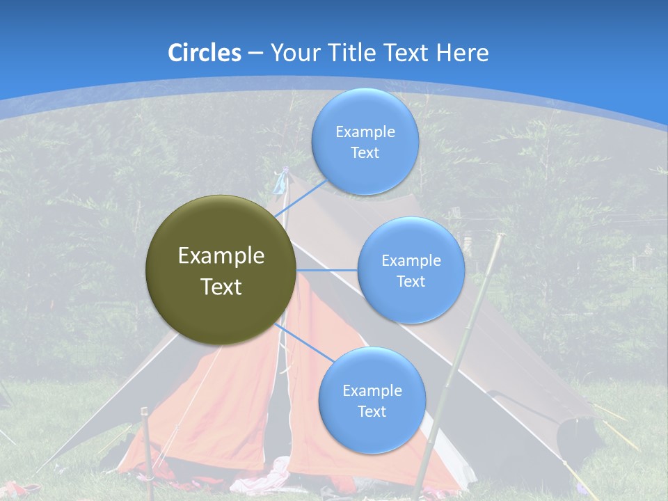 Camping In Summer PowerPoint Template