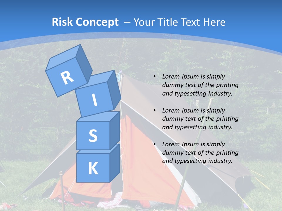 Camping In Summer PowerPoint Template