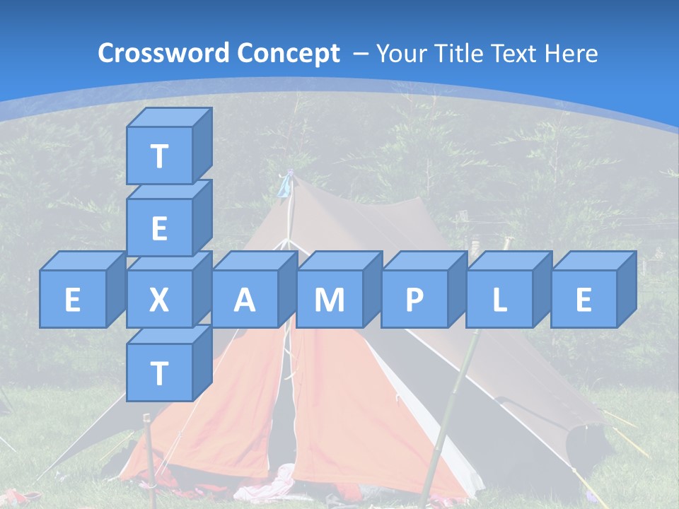 Camping In Summer PowerPoint Template