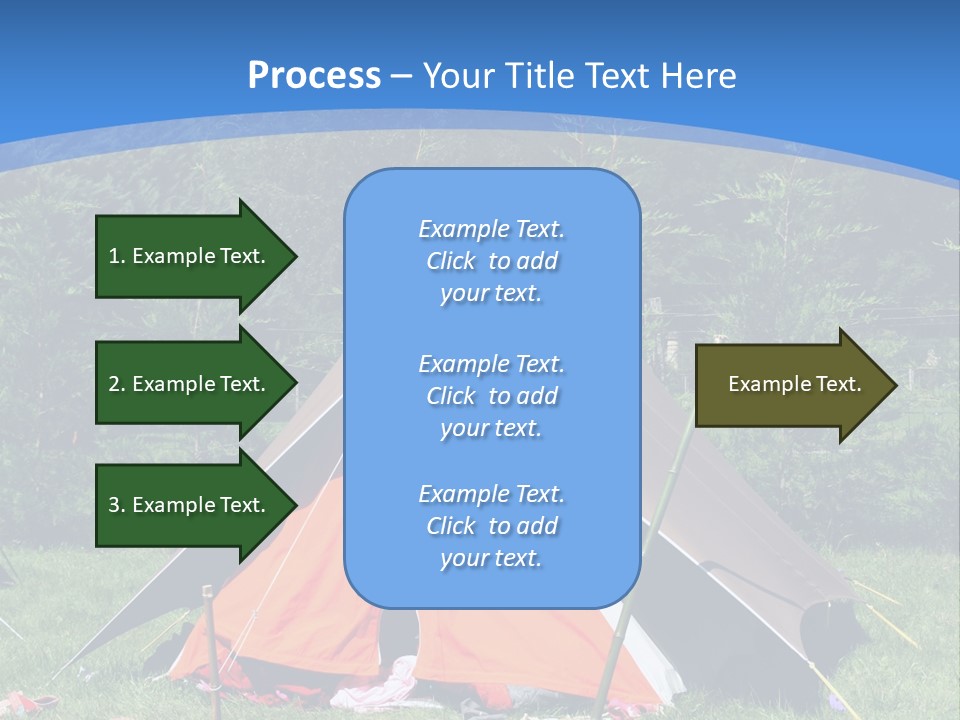 Camping In Summer PowerPoint Template