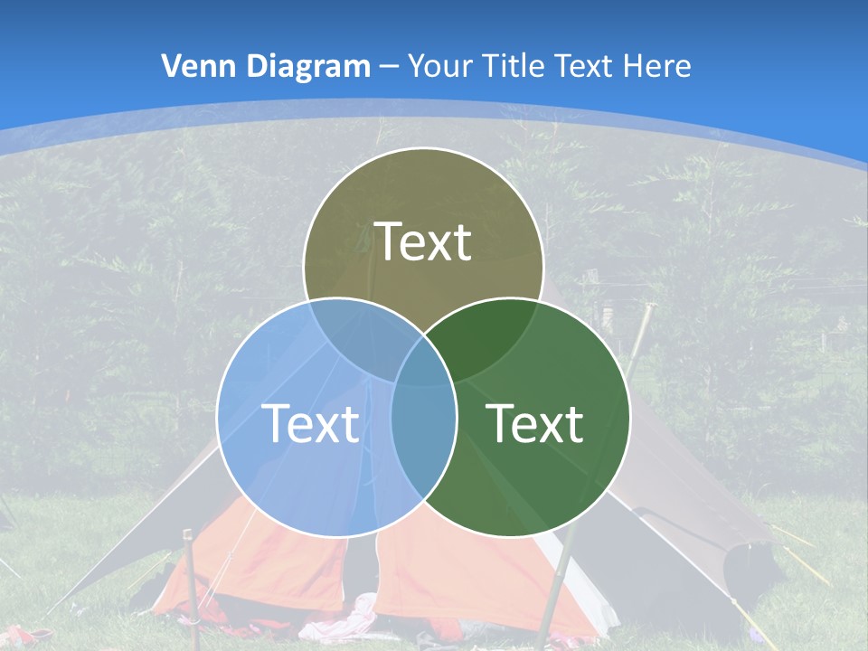 Camping In Summer PowerPoint Template
