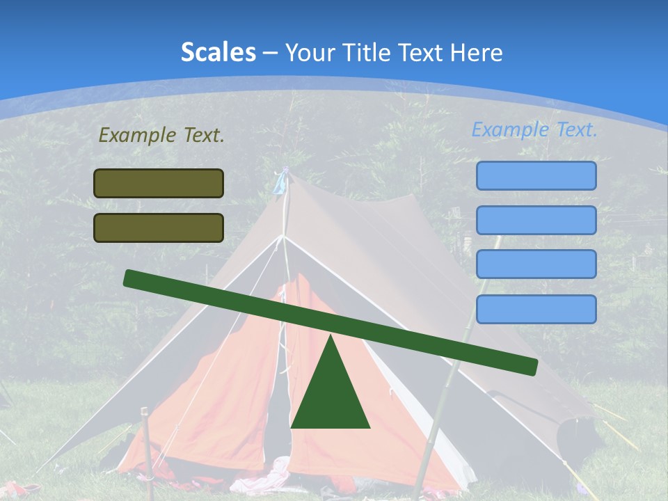Camping In Summer PowerPoint Template