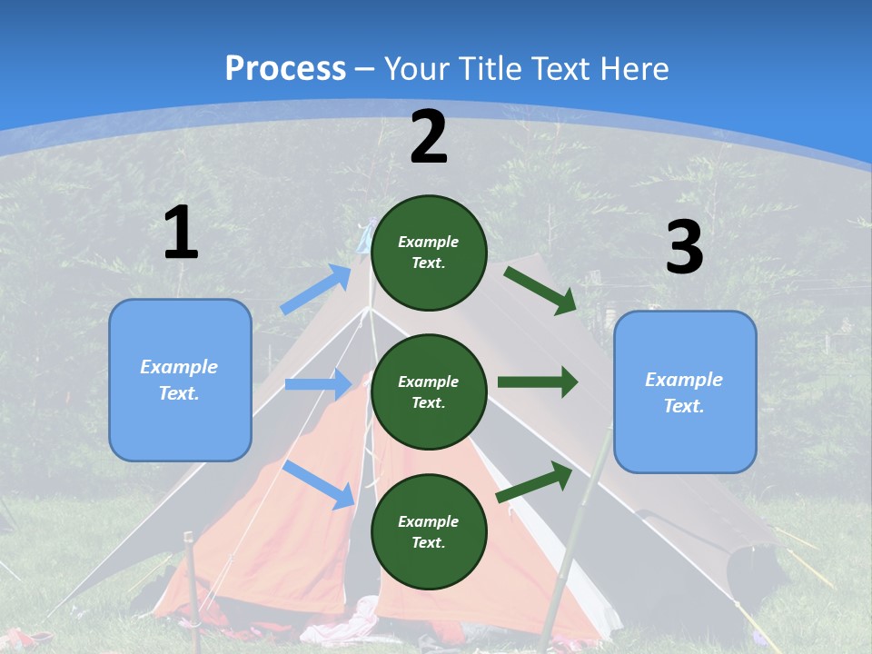 Camping In Summer PowerPoint Template