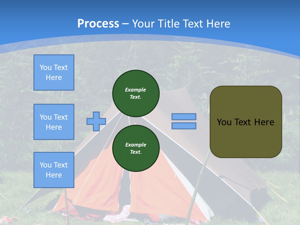 Camping In Summer PowerPoint Template