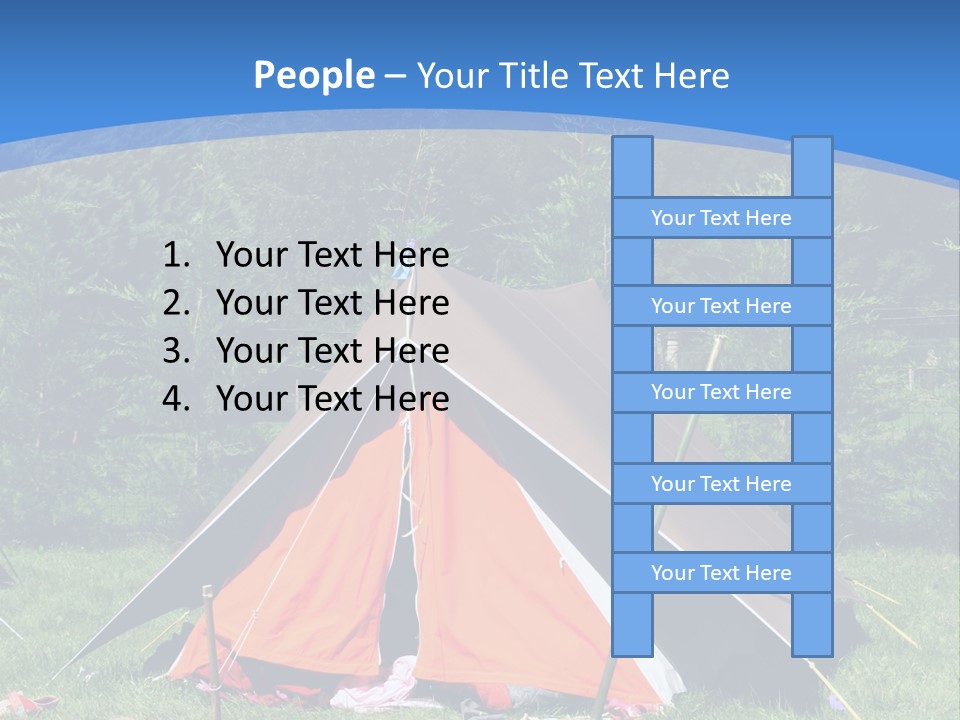 Camping In Summer PowerPoint Template