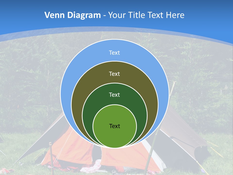 Camping In Summer PowerPoint Template