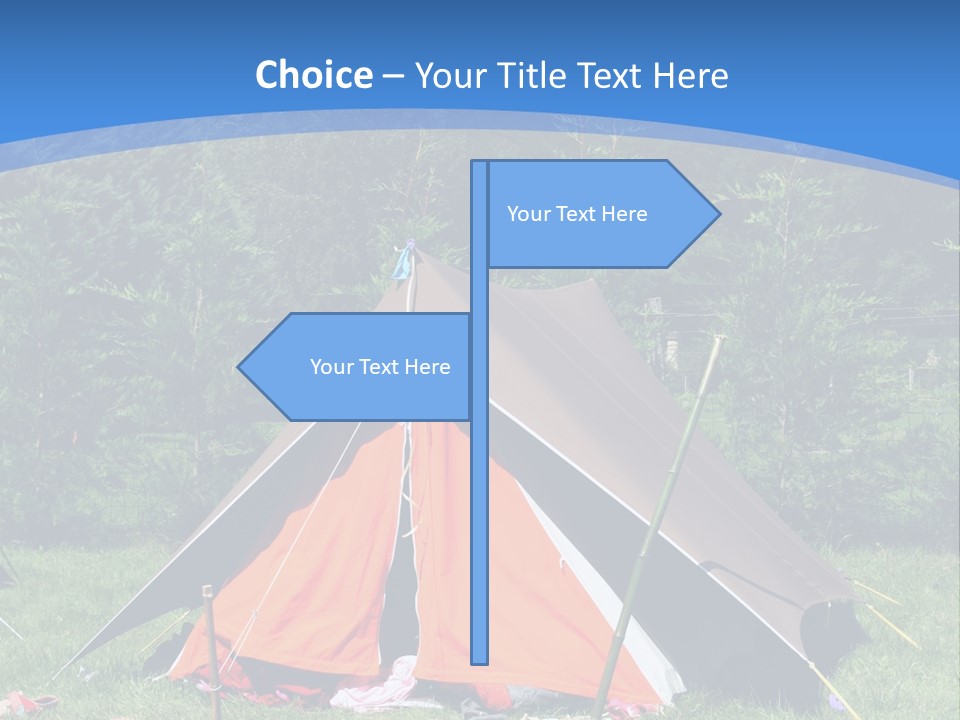 Camping In Summer PowerPoint Template