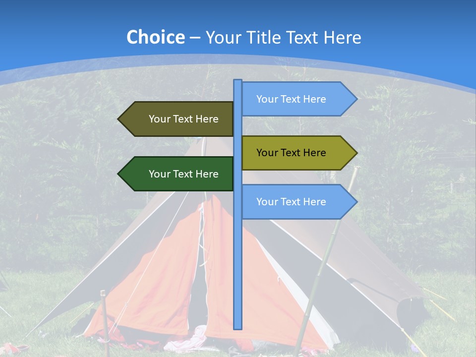 Camping In Summer PowerPoint Template