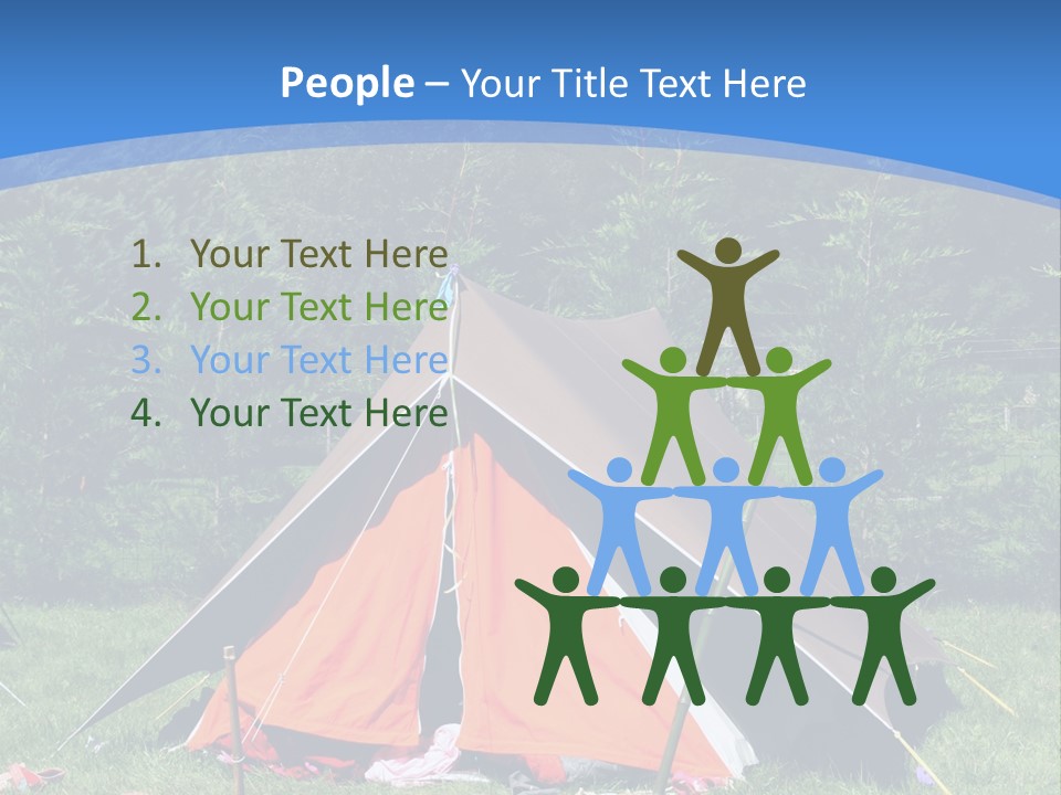 Camping In Summer PowerPoint Template
