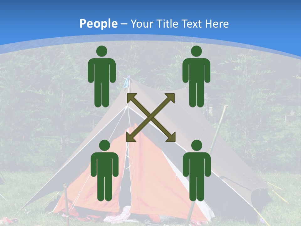 Camping In Summer PowerPoint Template