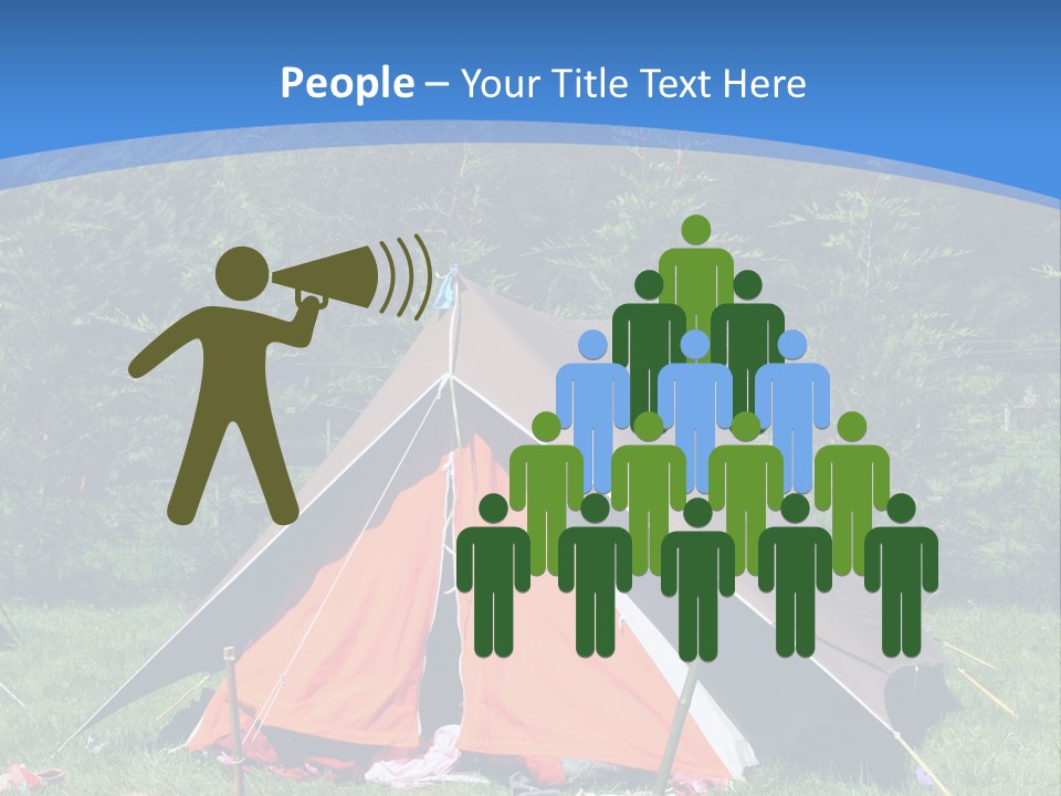 Camping In Summer PowerPoint Template