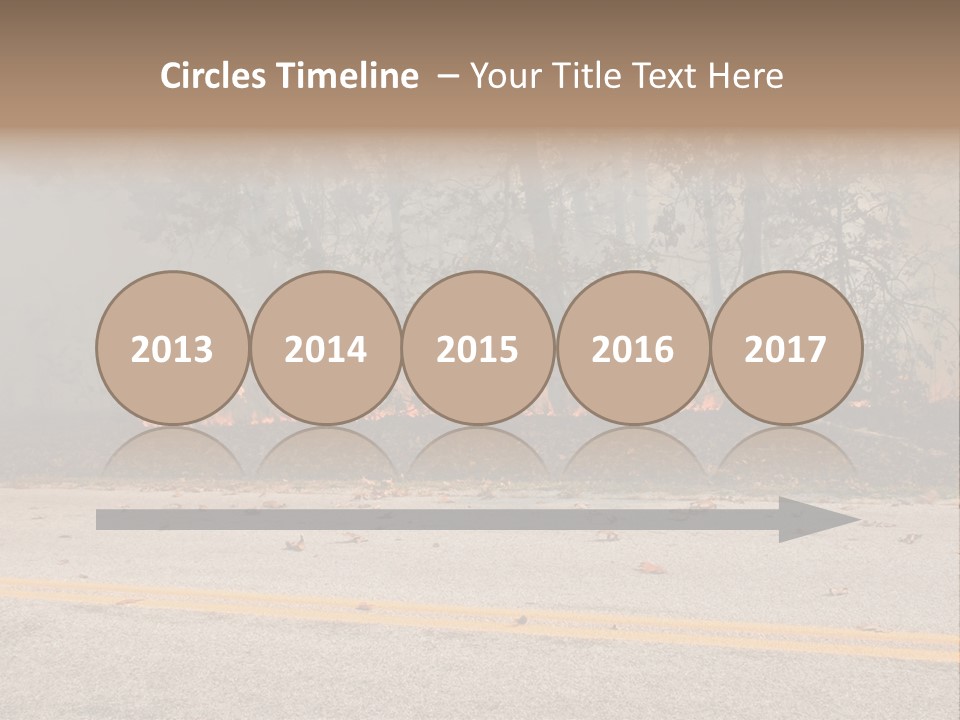 A Fire Hydrant On The Side Of A Road With A Forest In The Background PowerPoint Template