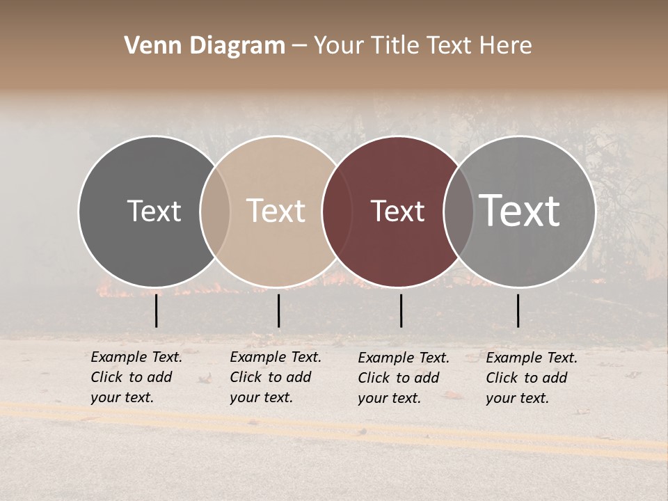 A Fire Hydrant On The Side Of A Road With A Forest In The Background PowerPoint Template