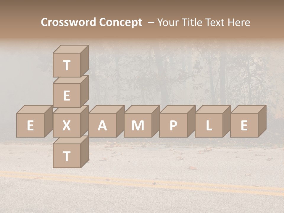 A Fire Hydrant On The Side Of A Road With A Forest In The Background PowerPoint Template