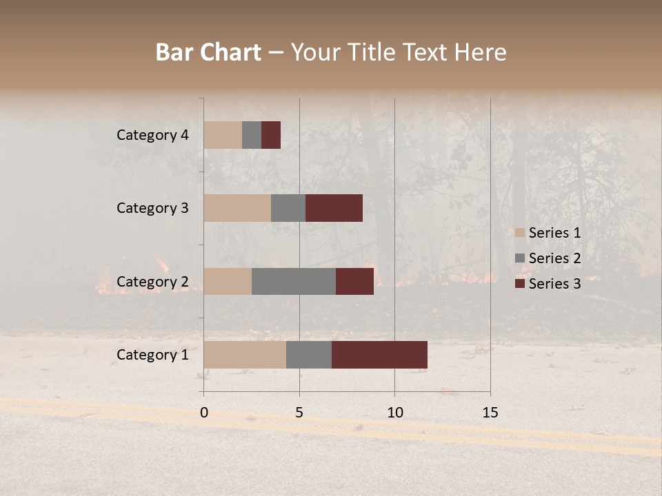 A Fire Hydrant On The Side Of A Road With A Forest In The Background PowerPoint Template
