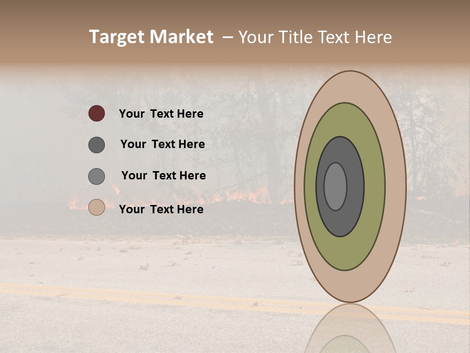 A Fire Hydrant On The Side Of A Road With A Forest In The Background PowerPoint Template