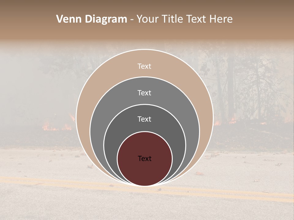 A Fire Hydrant On The Side Of A Road With A Forest In The Background PowerPoint Template