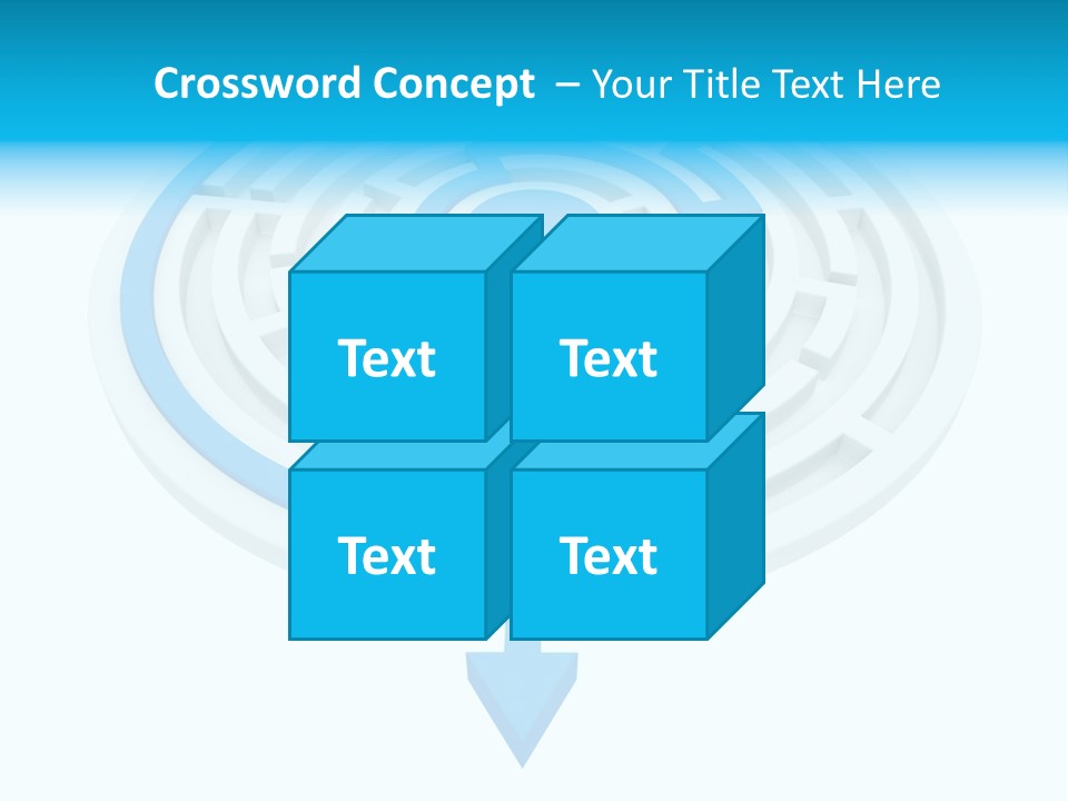 Solution (3D Rendered Illustration) PowerPoint Template