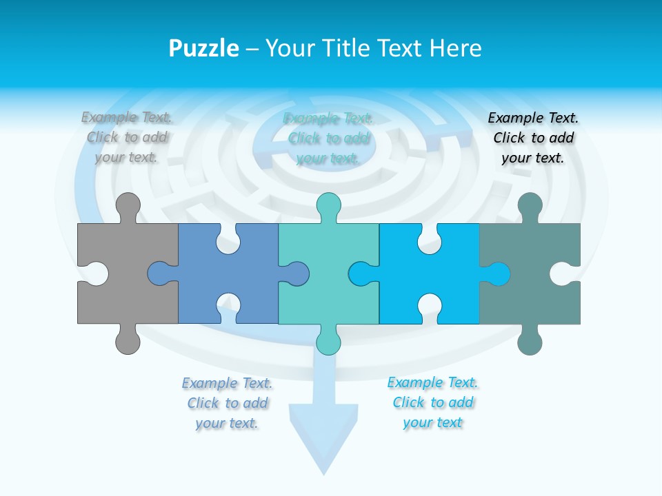 Solution (3D Rendered Illustration) PowerPoint Template