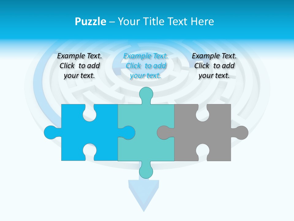 Solution (3D Rendered Illustration) PowerPoint Template