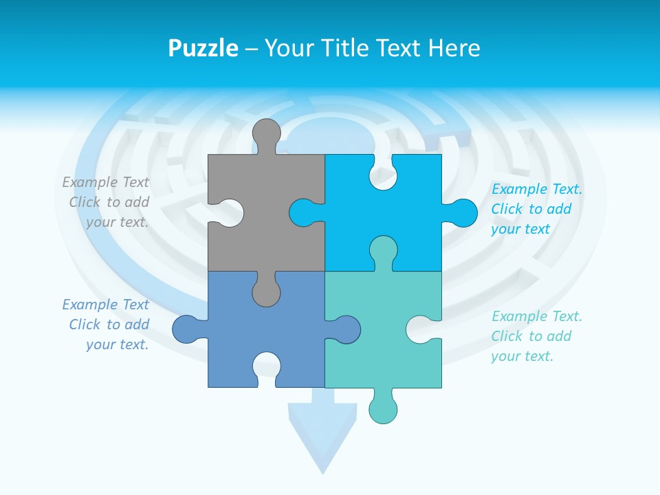 Solution (3D Rendered Illustration) PowerPoint Template