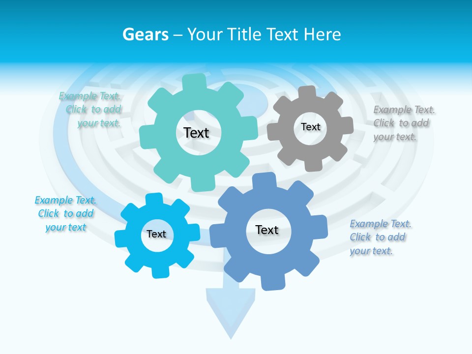 Solution (3D Rendered Illustration) PowerPoint Template