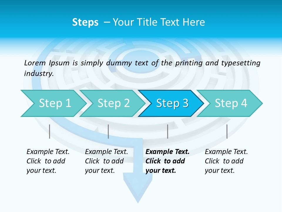 Solution (3D Rendered Illustration) PowerPoint Template