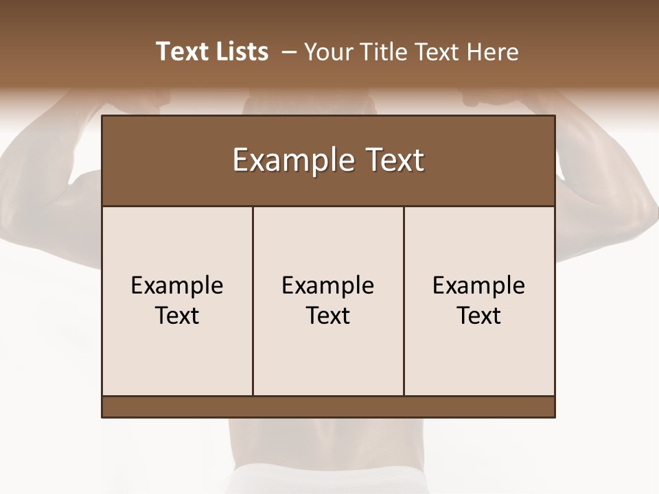 Man. PowerPoint Template