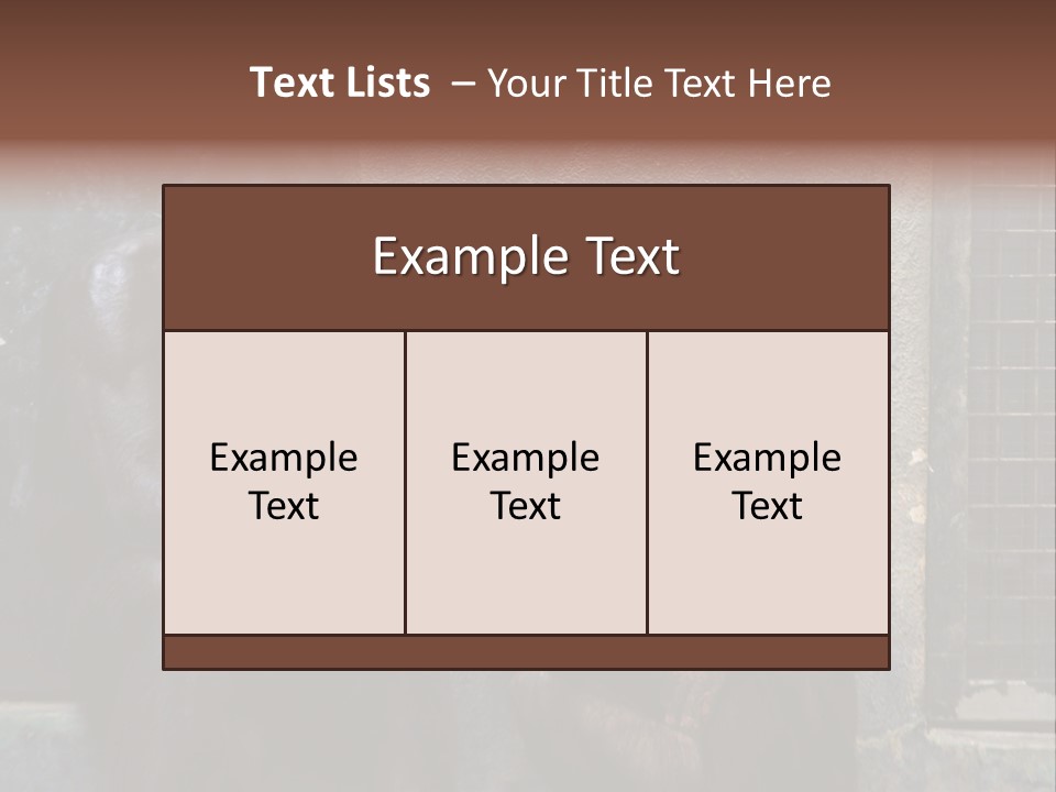 Chimpanzees In Discussion PowerPoint Template