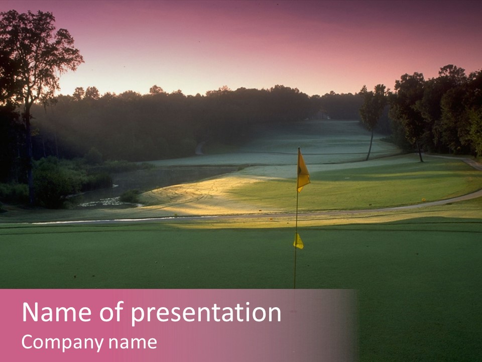 Golf Course PowerPoint Template