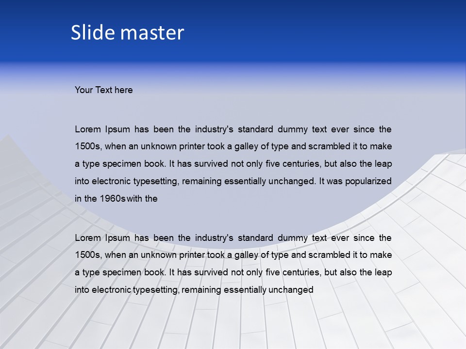 Architectural Steel PowerPoint Template