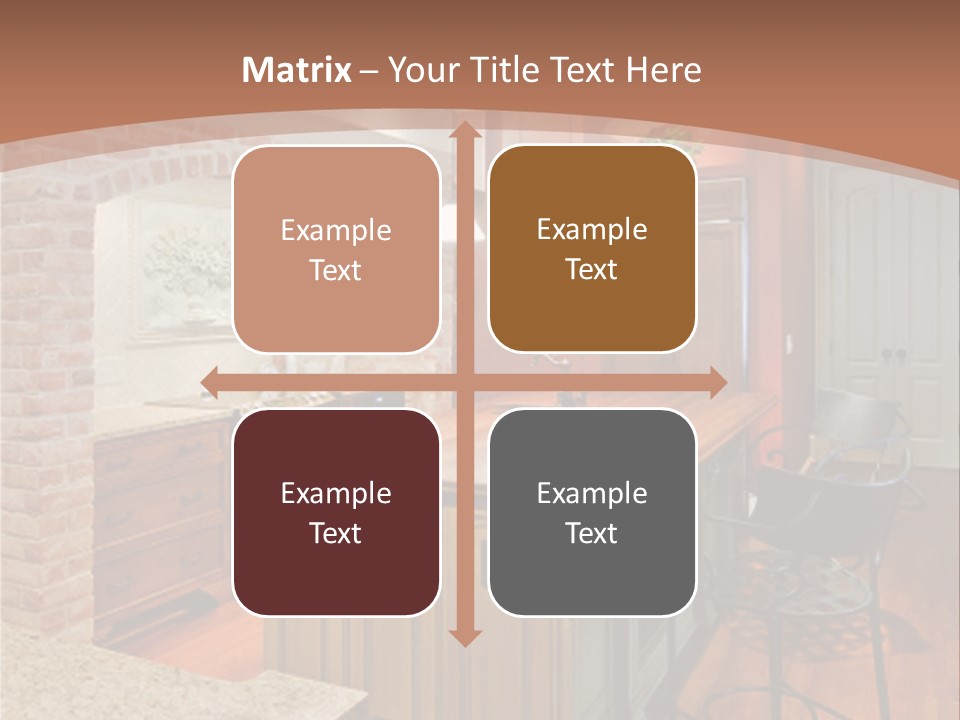 Bungalows At A Tropical Resort PowerPoint Template