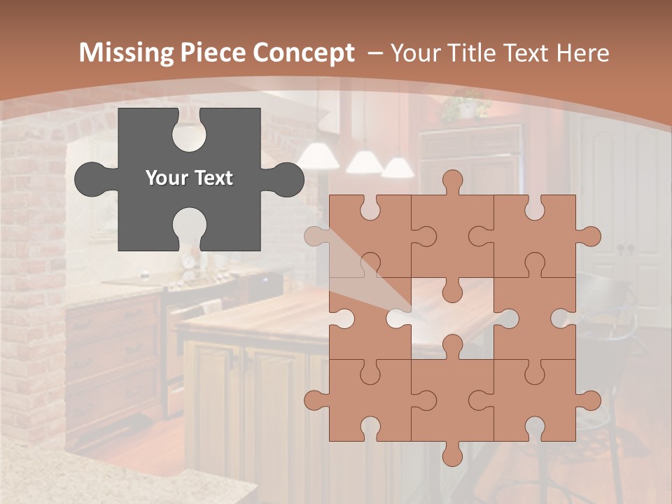 Bungalows At A Tropical Resort PowerPoint Template