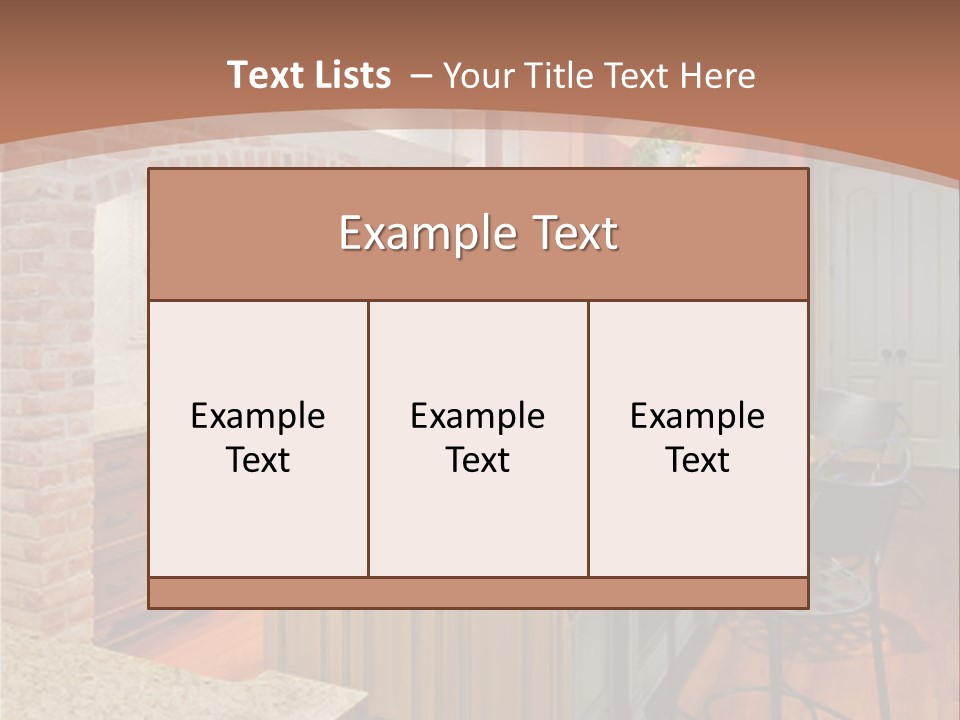 Bungalows At A Tropical Resort PowerPoint Template