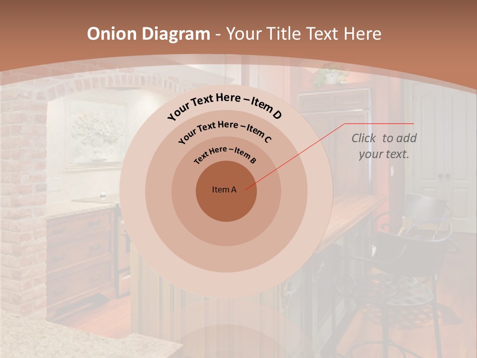 Bungalows At A Tropical Resort PowerPoint Template