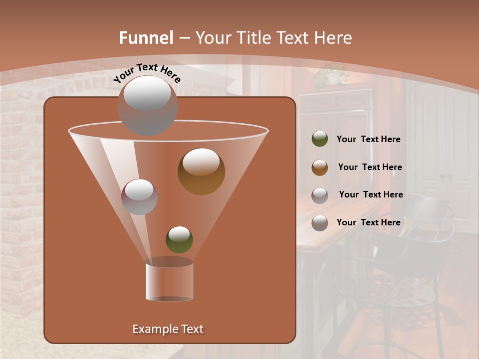 Bungalows At A Tropical Resort PowerPoint Template