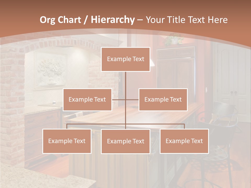 Bungalows At A Tropical Resort PowerPoint Template