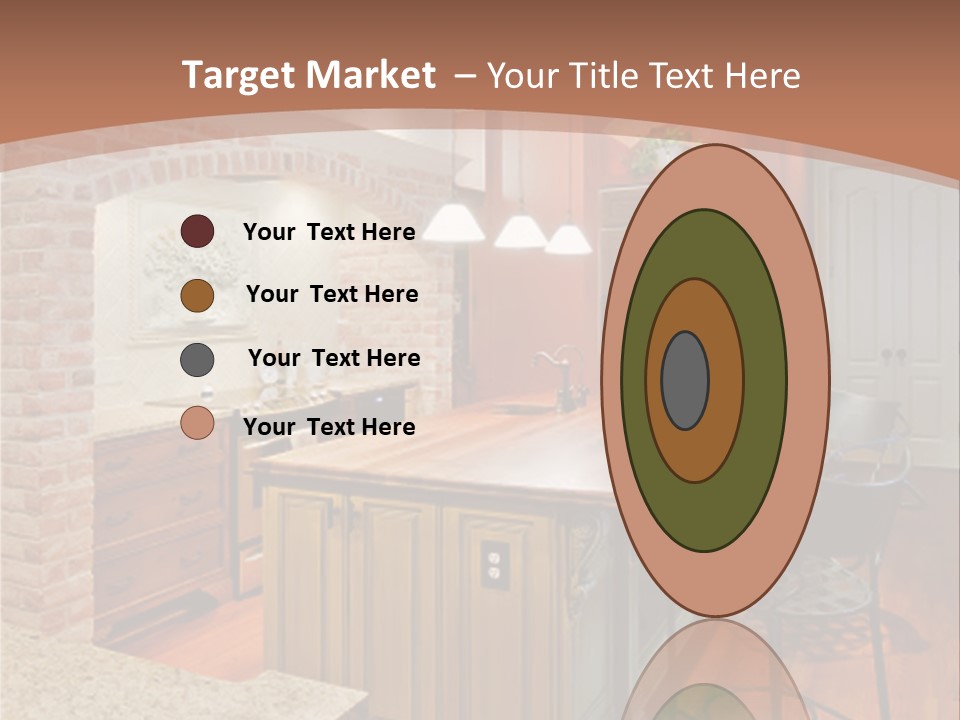 Bungalows At A Tropical Resort PowerPoint Template