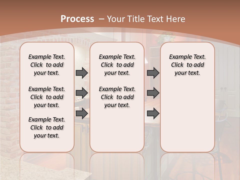 Bungalows At A Tropical Resort PowerPoint Template