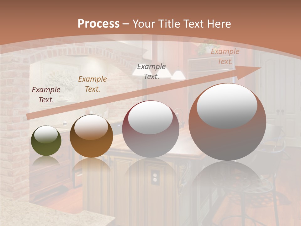 Bungalows At A Tropical Resort PowerPoint Template