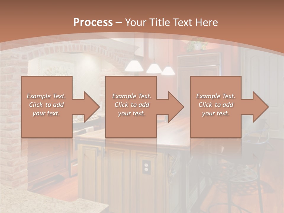 Bungalows At A Tropical Resort PowerPoint Template