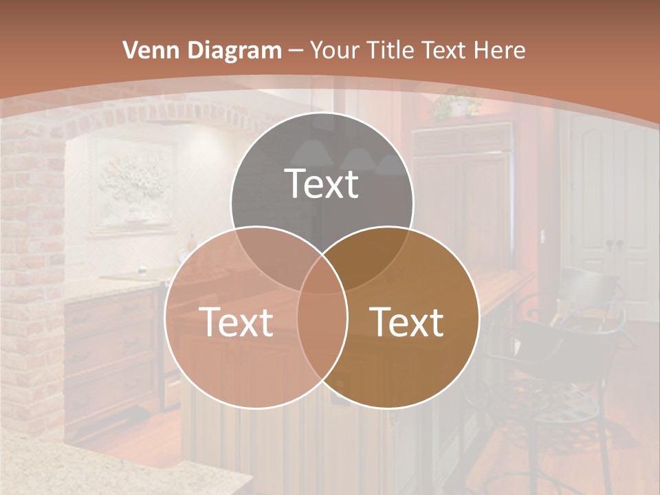 Bungalows At A Tropical Resort PowerPoint Template